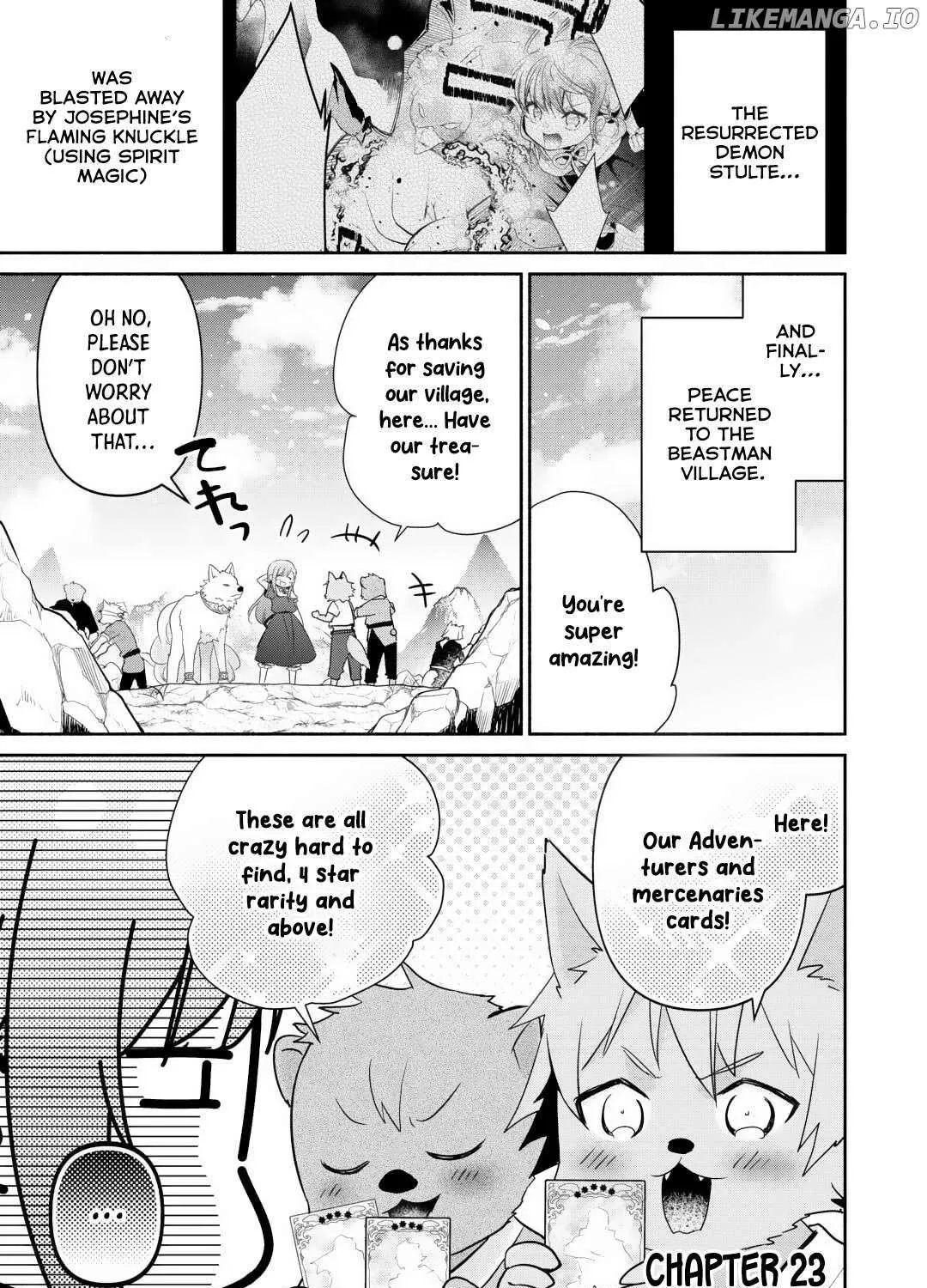 TENSEI YOUJO. KAMIKEMONO TO OUJI TO, SAIKYOU NO OJISAN YOUHEI-DAN NO NAKA DE IKIRU Chapter 23 page 2 - 