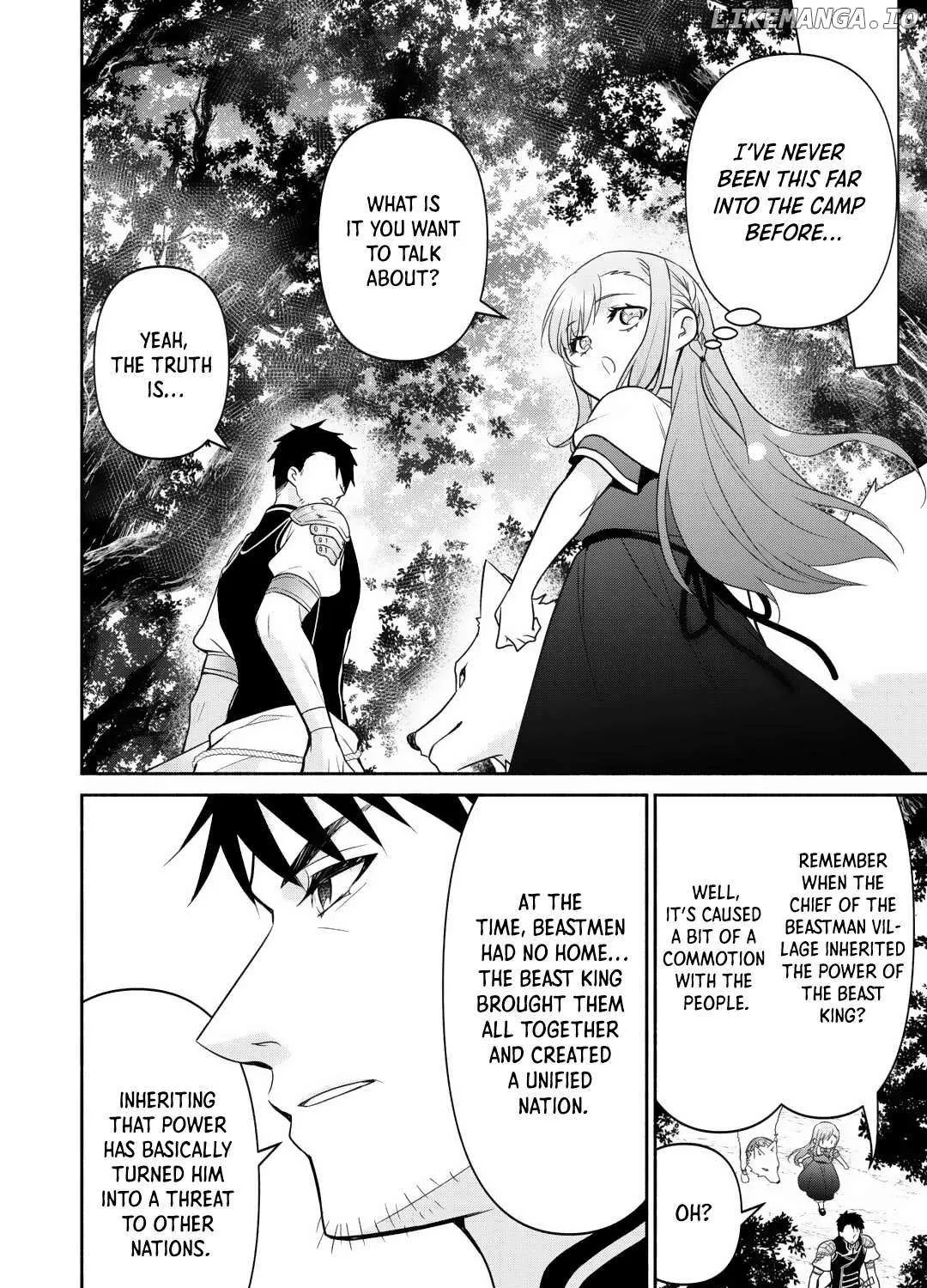 TENSEI YOUJO. KAMIKEMONO TO OUJI TO, SAIKYOU NO OJISAN YOUHEI-DAN NO NAKA DE IKIRU Chapter 23 page 36 - 