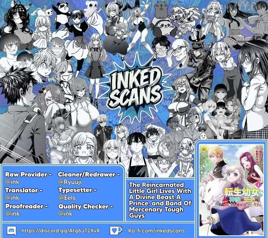 TENSEI YOUJO. KAMIKEMONO TO OUJI TO, SAIKYOU NO OJISAN YOUHEI-DAN NO NAKA DE IKIRU Chapter 27 page 57 - 