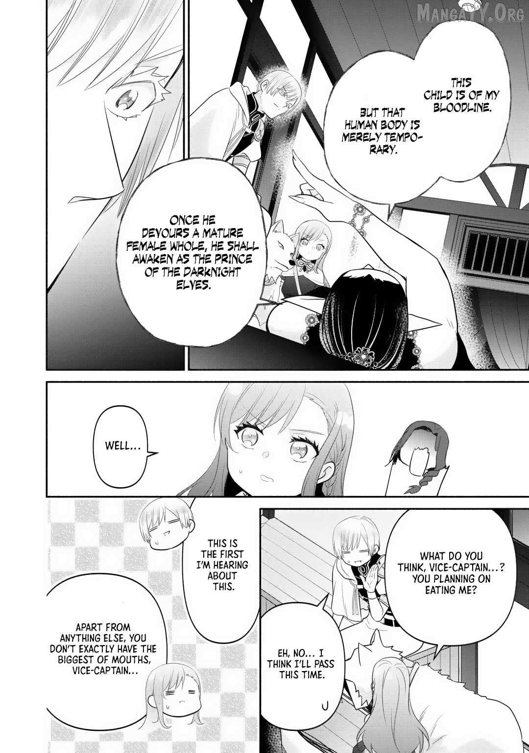 TENSEI YOUJO. KAMIKEMONO TO OUJI TO, SAIKYOU NO OJISAN YOUHEI-DAN NO NAKA DE IKIRU Chapter 30 page 12 - 
