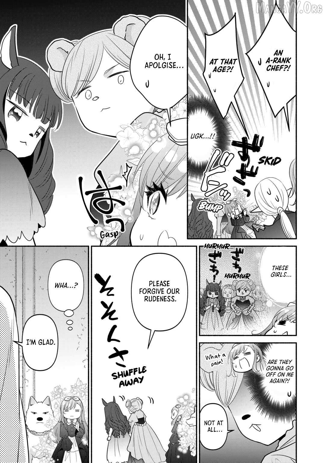 TENSEI YOUJO. KAMIKEMONO TO OUJI TO, SAIKYOU NO OJISAN YOUHEI-DAN NO NAKA DE IKIRU Chapter 33 page 8 - 