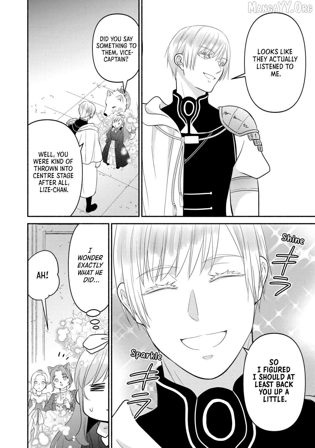 TENSEI YOUJO. KAMIKEMONO TO OUJI TO, SAIKYOU NO OJISAN YOUHEI-DAN NO NAKA DE IKIRU Chapter 33 page 9 - 