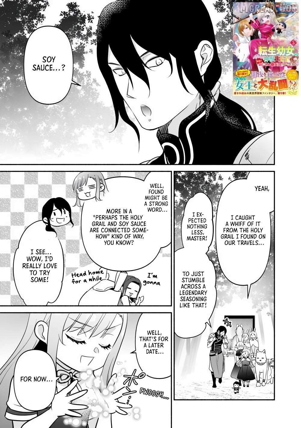 TENSEI YOUJO. KAMIKEMONO TO OUJI TO, SAIKYOU NO OJISAN YOUHEI-DAN NO NAKA DE IKIRU Chapter 34 page 1 - 