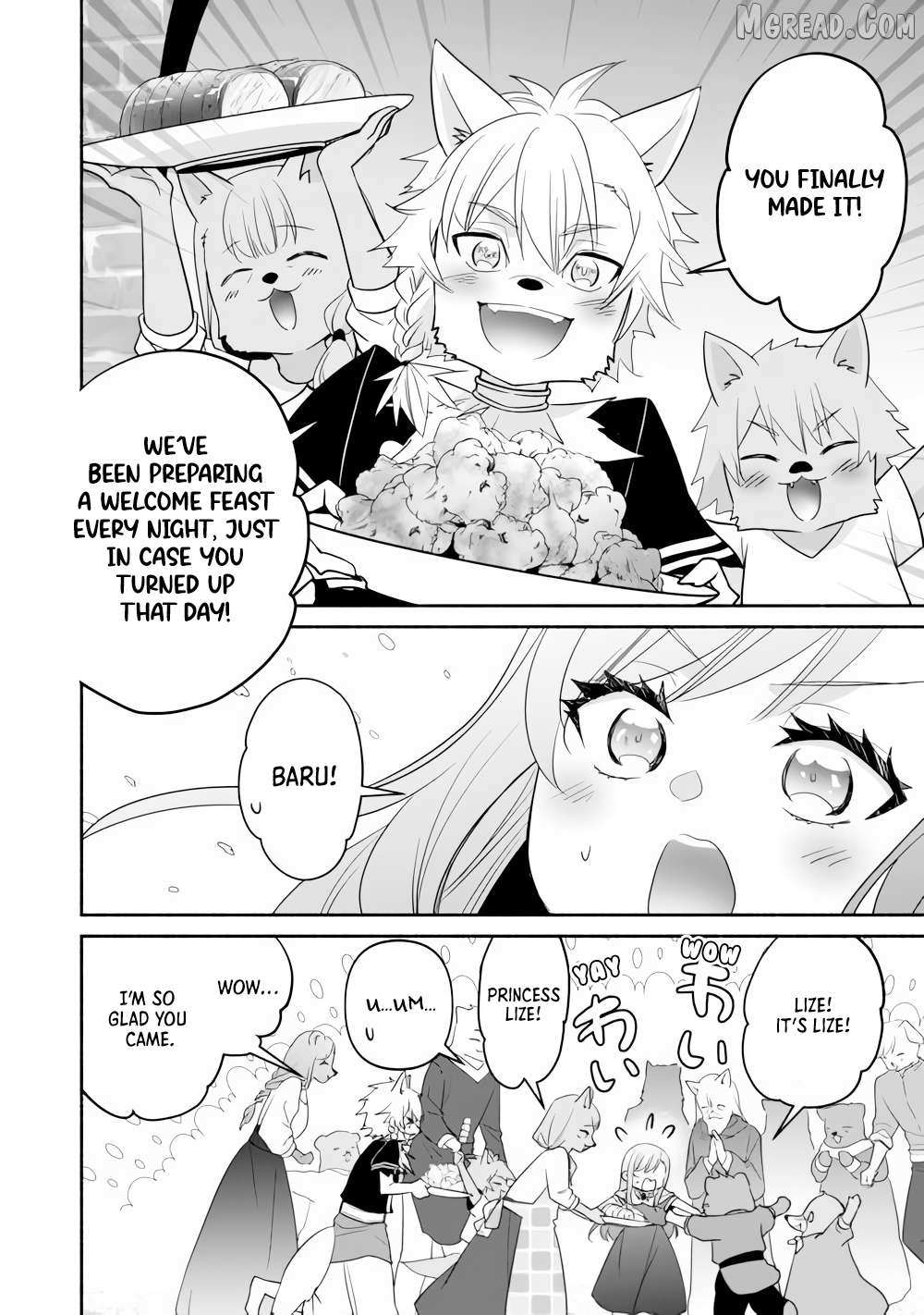 TENSEI YOUJO. KAMIKEMONO TO OUJI TO, SAIKYOU NO OJISAN YOUHEI-DAN NO NAKA DE IKIRU Chapter 34 page 22 - 