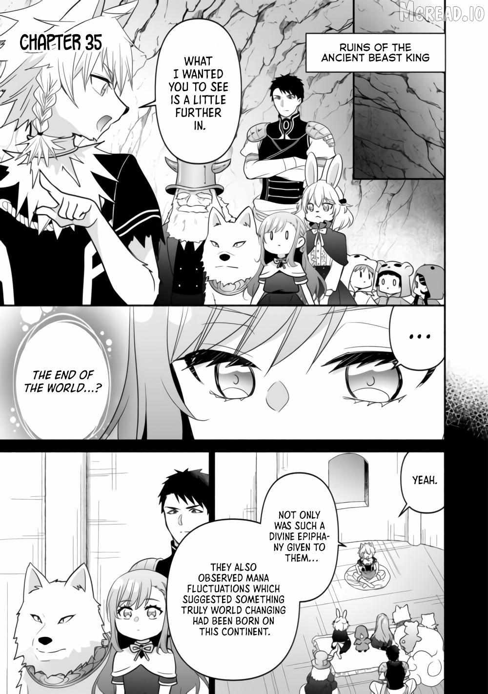 TENSEI YOUJO. KAMIKEMONO TO OUJI TO, SAIKYOU NO OJISAN YOUHEI-DAN NO NAKA DE IKIRU Chapter 35 page 1 - 