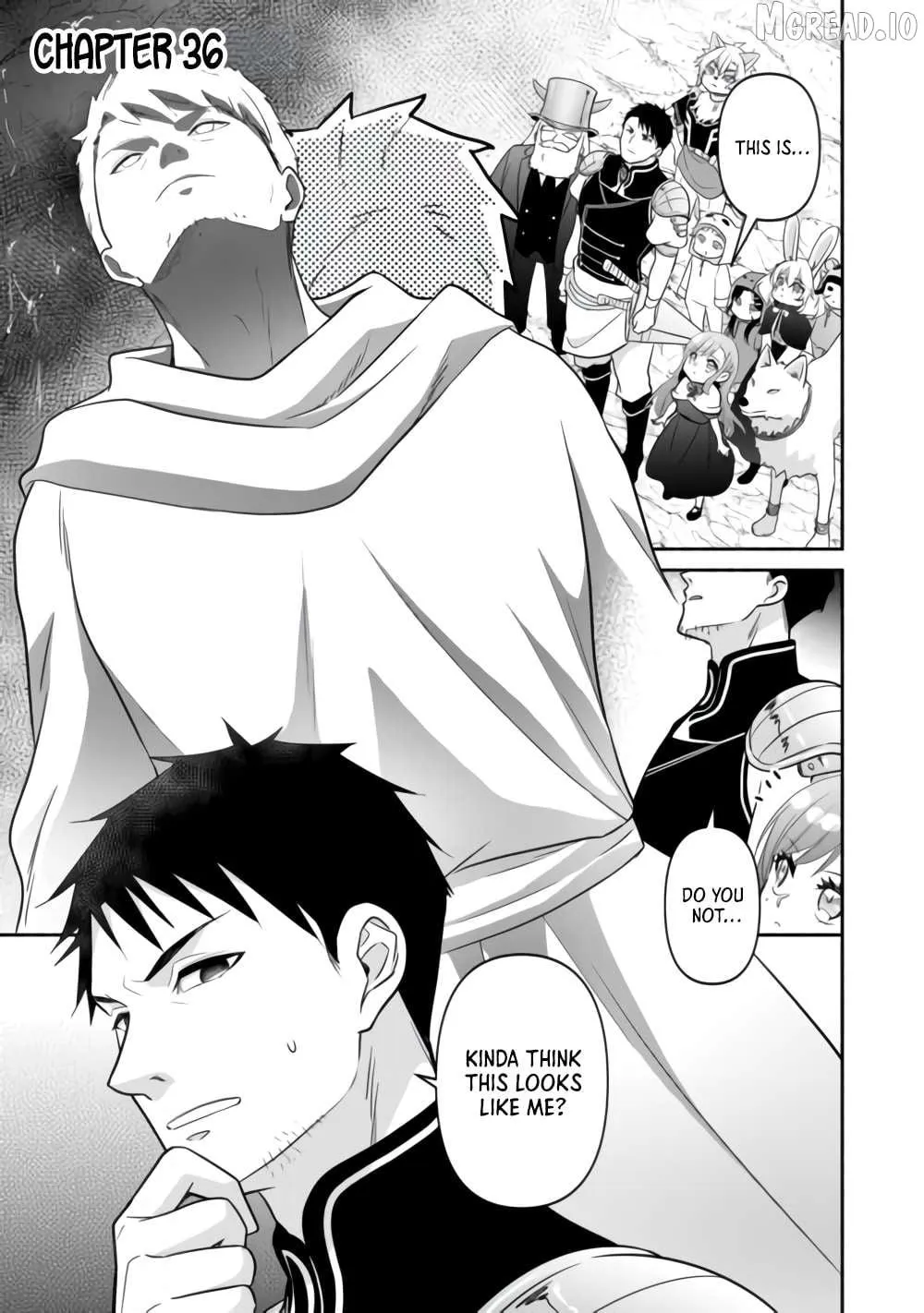 TENSEI YOUJO. KAMIKEMONO TO OUJI TO, SAIKYOU NO OJISAN YOUHEI-DAN NO NAKA DE IKIRU Chapter 36 page 1 - 