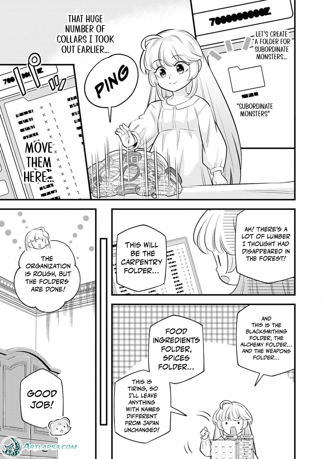 Tensei Youjo wa Owabi Cheat de Isekai Going My Way Chapter 22 page 8 - 