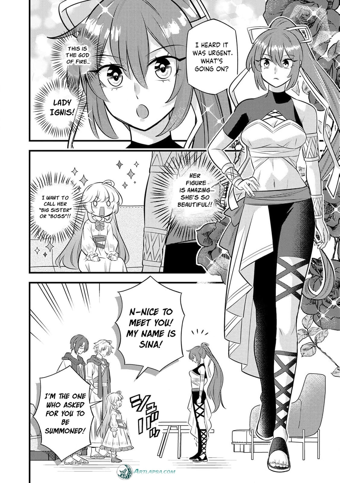 Tensei Youjo wa Owabi Cheat de Isekai Going My Way Chapter 27 page 9 - 