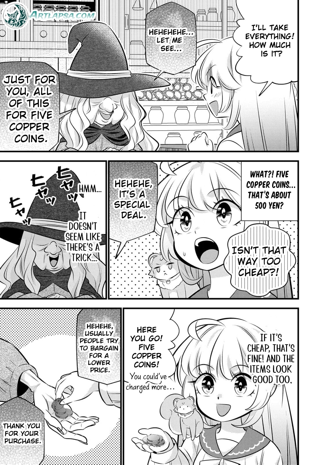 Tensei Youjo wa Owabi Cheat de Isekai Going My Way Chapter 31 page 8 - 