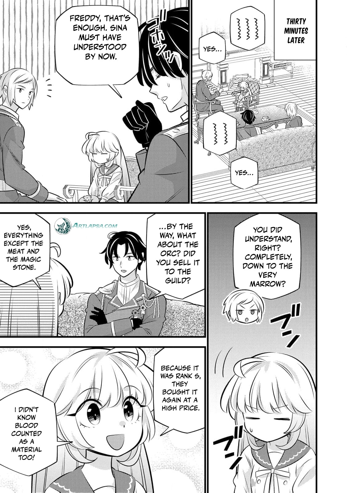 Tensei Youjo wa Owabi Cheat de Isekai Going My Way Chapter 32 page 14 - 