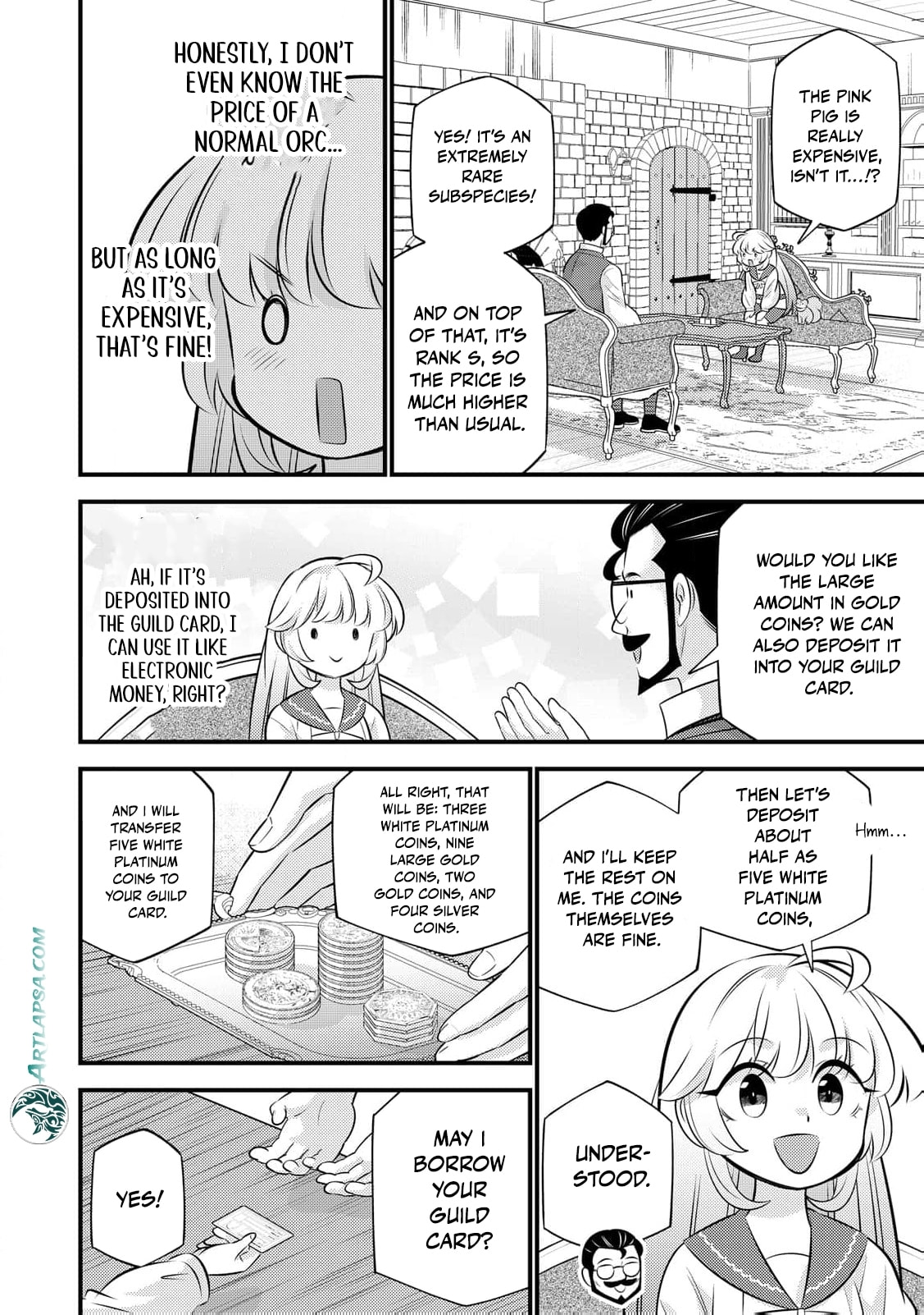 Tensei Youjo wa Owabi Cheat de Isekai Going My Way Chapter 32 page 5 - 