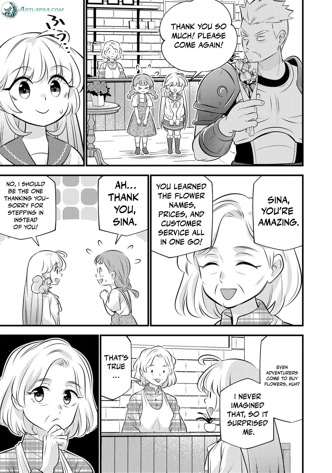 Tensei Youjo wa Owabi Cheat de Isekai Going My Way Chapter 33 page 8 - 