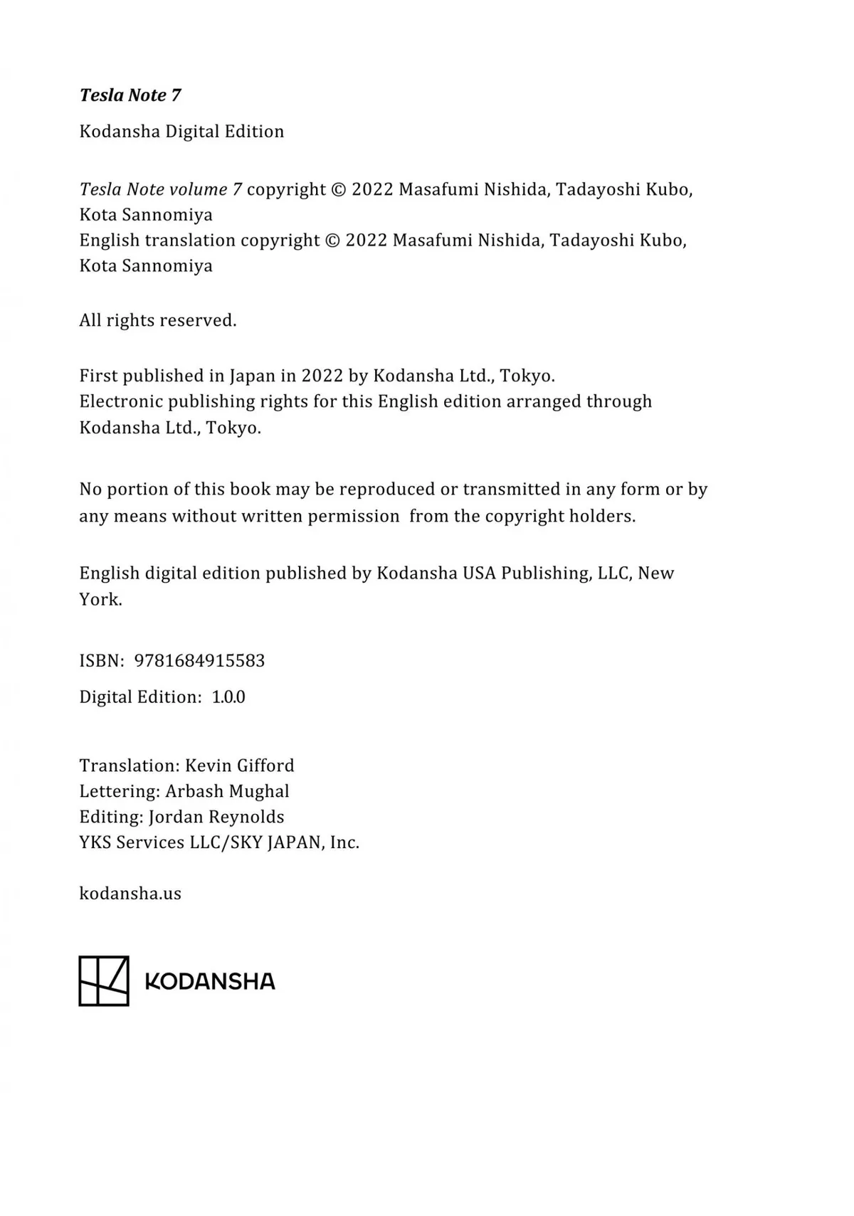 Tesla Note Chapter 58.5 page 7 - 