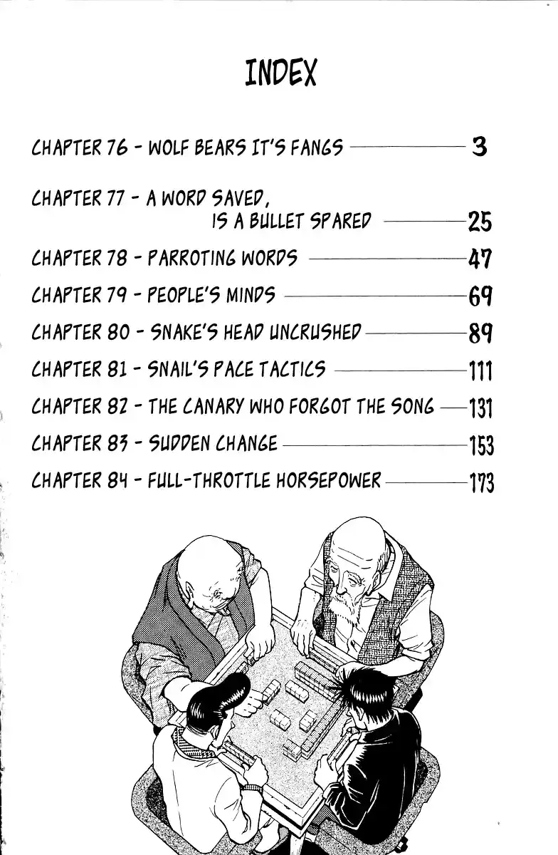 Tetsuya - The Man Called Mahjong Master Chapter 76 page 3 - 