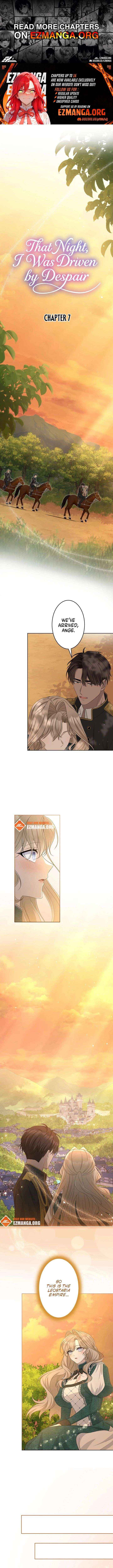 That Night, I Was Driven by Despair Chapter 7 page 1 - 