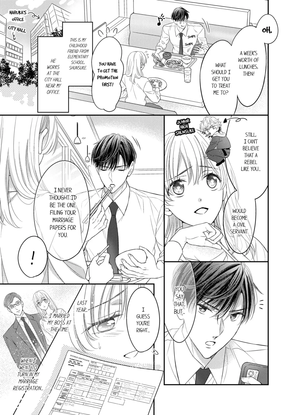 The 100-Day Marriage Proposal: My Childhood Friend Gave Me an Already-Signed Marriage Form Chapter 1 page 3 - 