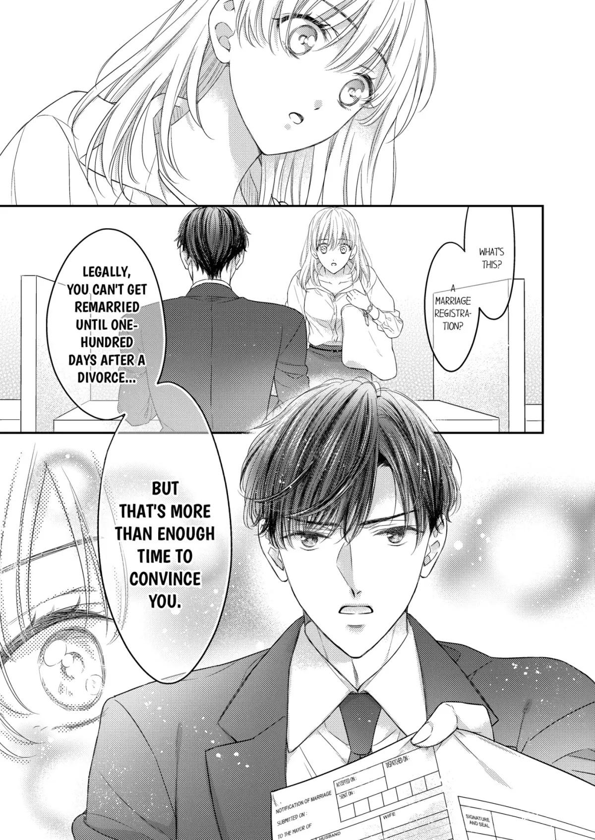 The 100-Day Marriage Proposal: My Childhood Friend Gave Me an Already-Signed Marriage Form Chapter 2 page 1 - 