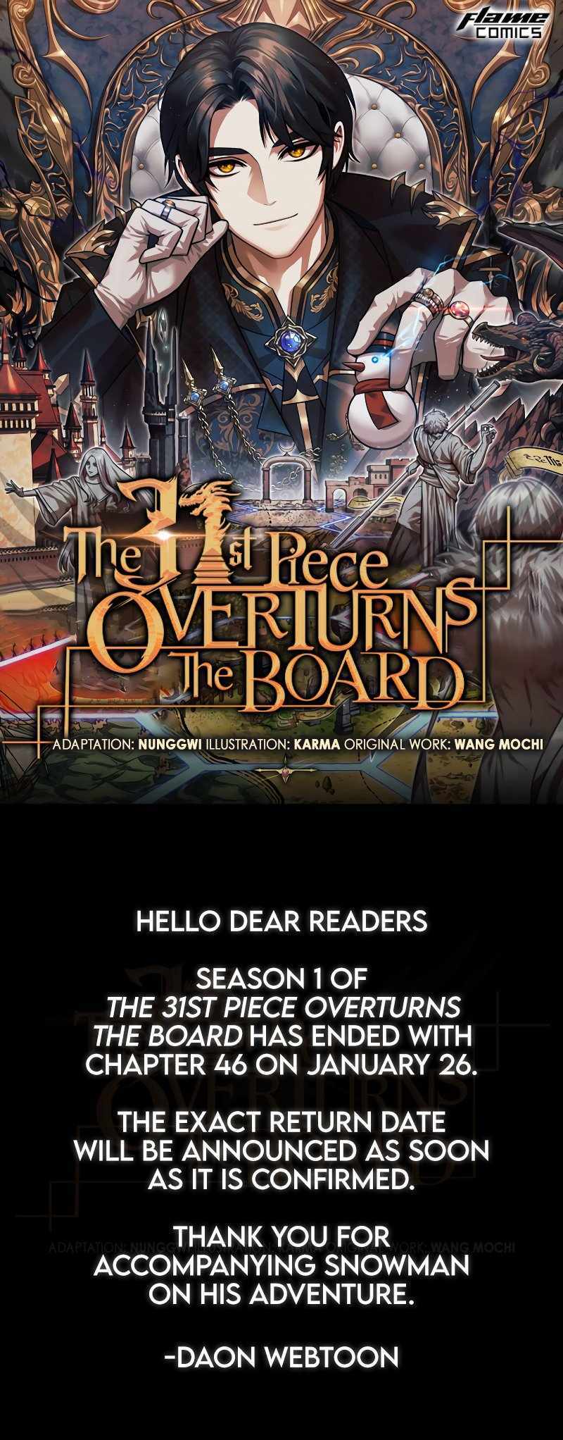 The 31st Piece Overturns the Board Chapter 46.3 page 1 - 