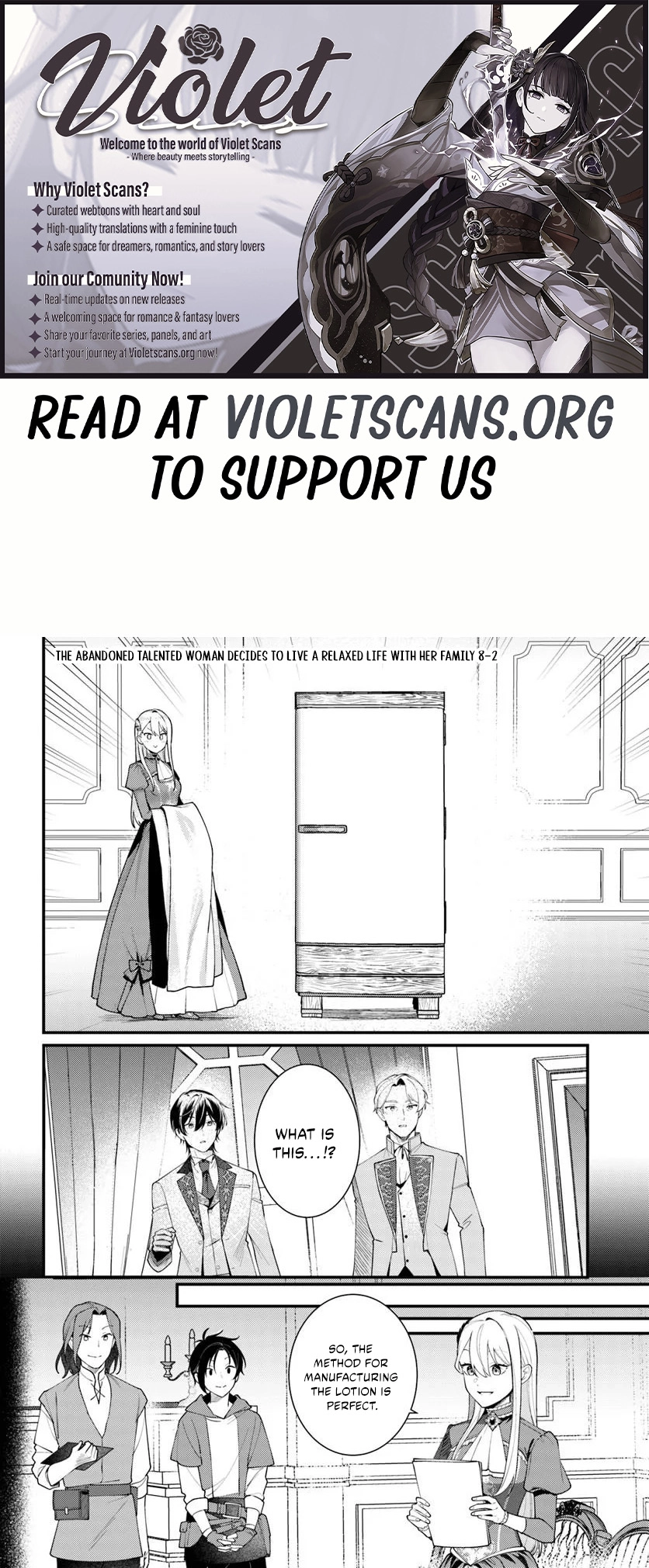 The Abandoned Talented Woman Decides to Live a Relaxed Life with Her Family Chapter 8.2 page 1 - 