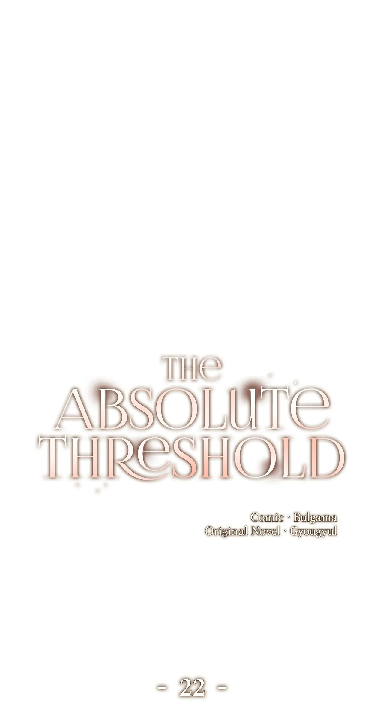 The Absolute Threshold Chapter 22 page 1 - 
