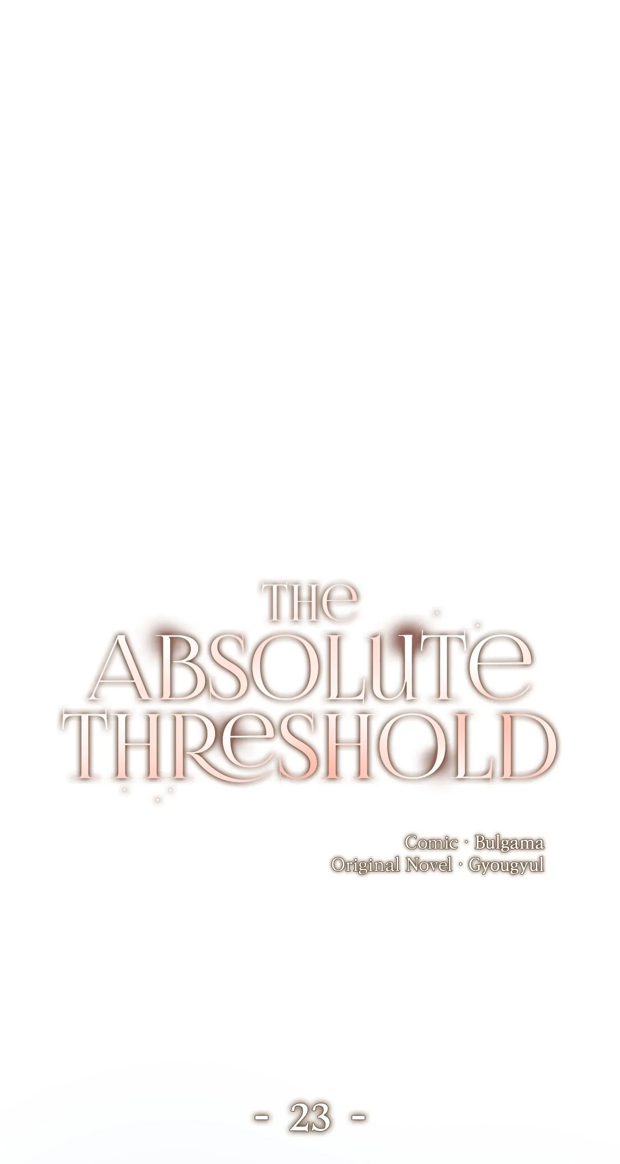 The Absolute Threshold Chapter 23 page 1 - 
