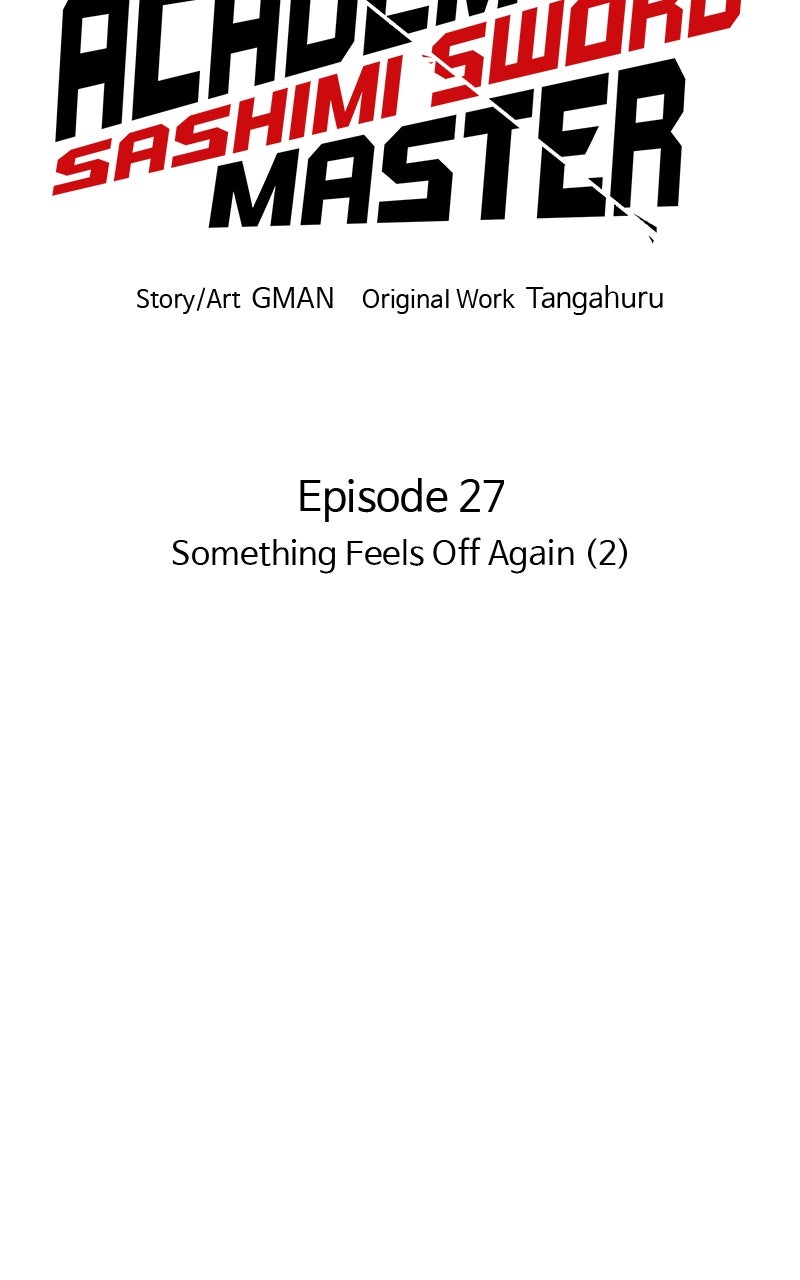 The Academy’sSashimi Sword Master Ep. 27 - Something Feels Off Again (2) page 22 - 