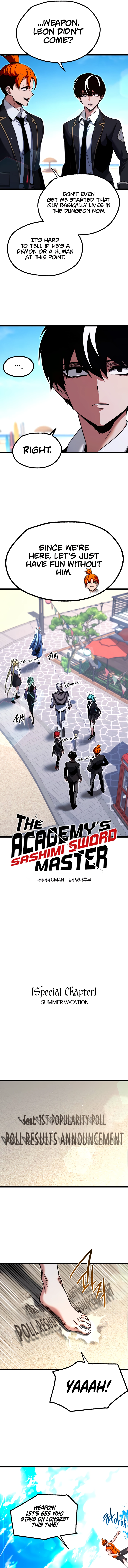 The Academy’sSashimi Sword Master Chapter 49.5 page 3 - 