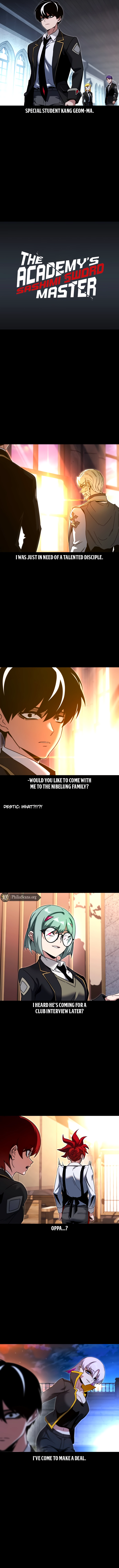 The Academy’sSashimi Sword Master Chapter 49.6 page 6 - 