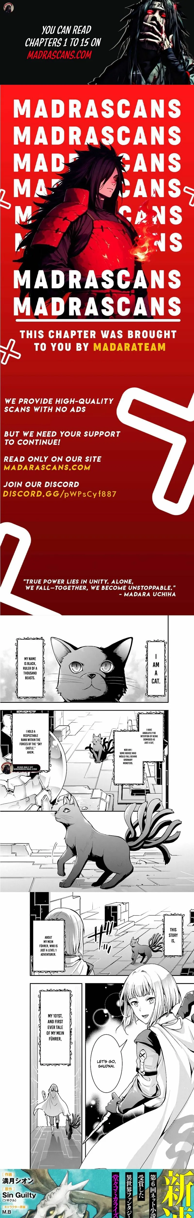 The Adventurer, Care Handling. -The Identity Is the Strongest Magician in Another World Who Governs Invincible Servants- Chapter 1 page 1 - 