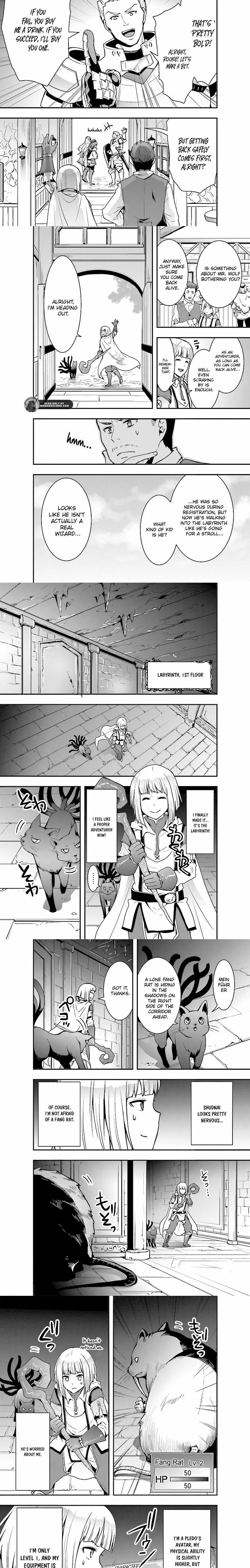 The Adventurer, Care Handling. -The Identity Is the Strongest Magician in Another World Who Governs Invincible Servants- Chapter 2 page 5 - 