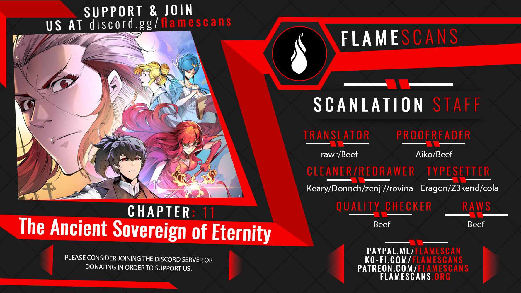 The Ancient Sovereign of Eternity Chapter 11 page 1 - 