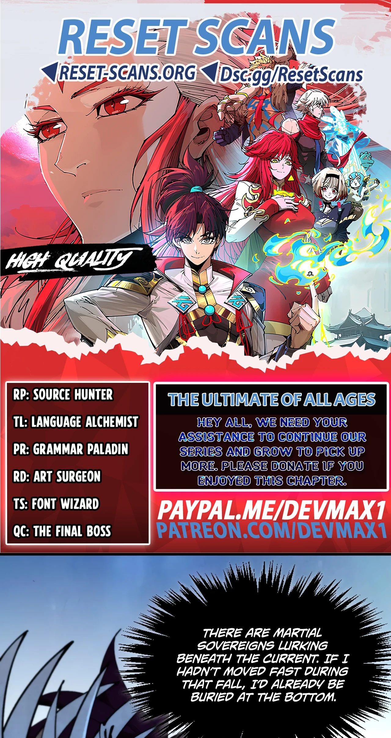 The Ancient Sovereign of Eternity Chapter 534 page 1 - 