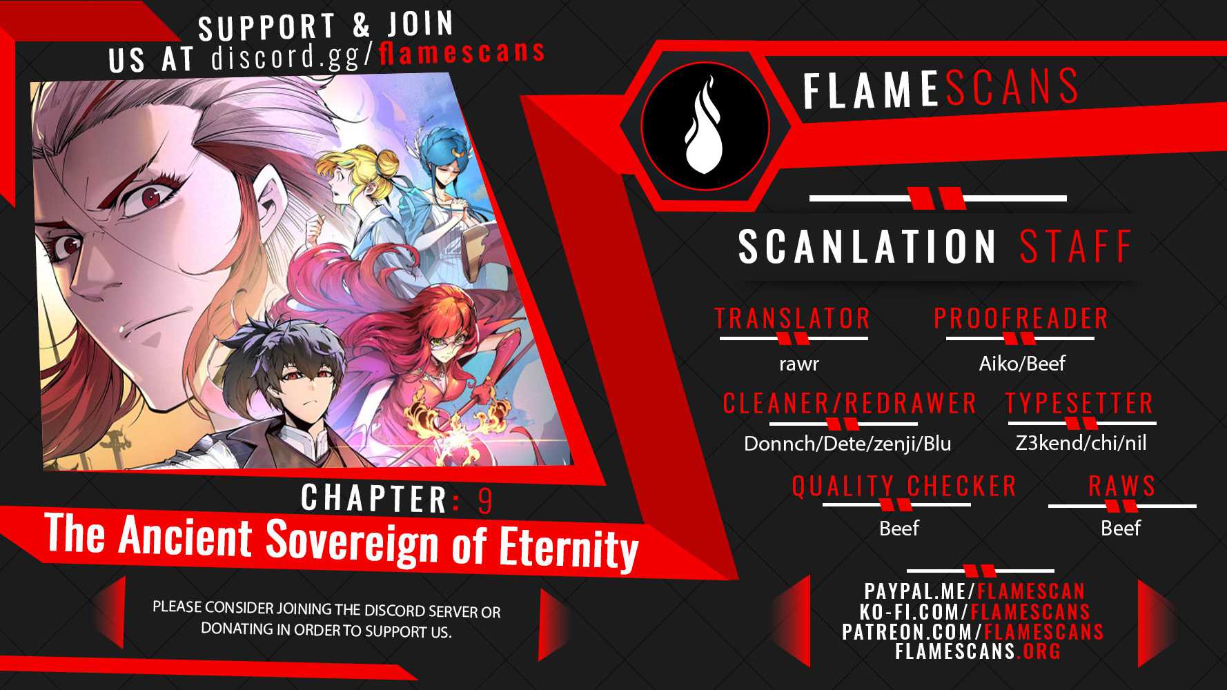 The Ancient Sovereign of Eternity Chapter 9 page 1 - 