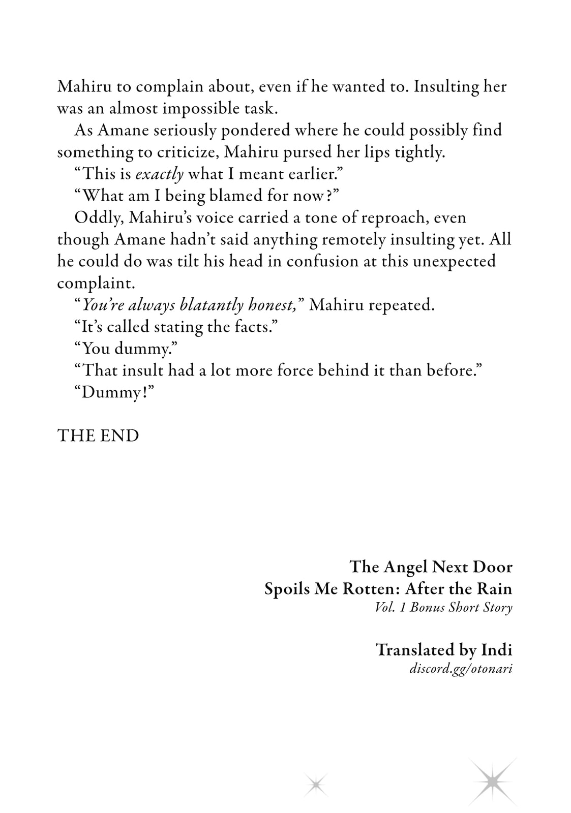 The Angel Next Door Spoils Me Rotten: After the Rain Chapter 13.5 page 16 - 