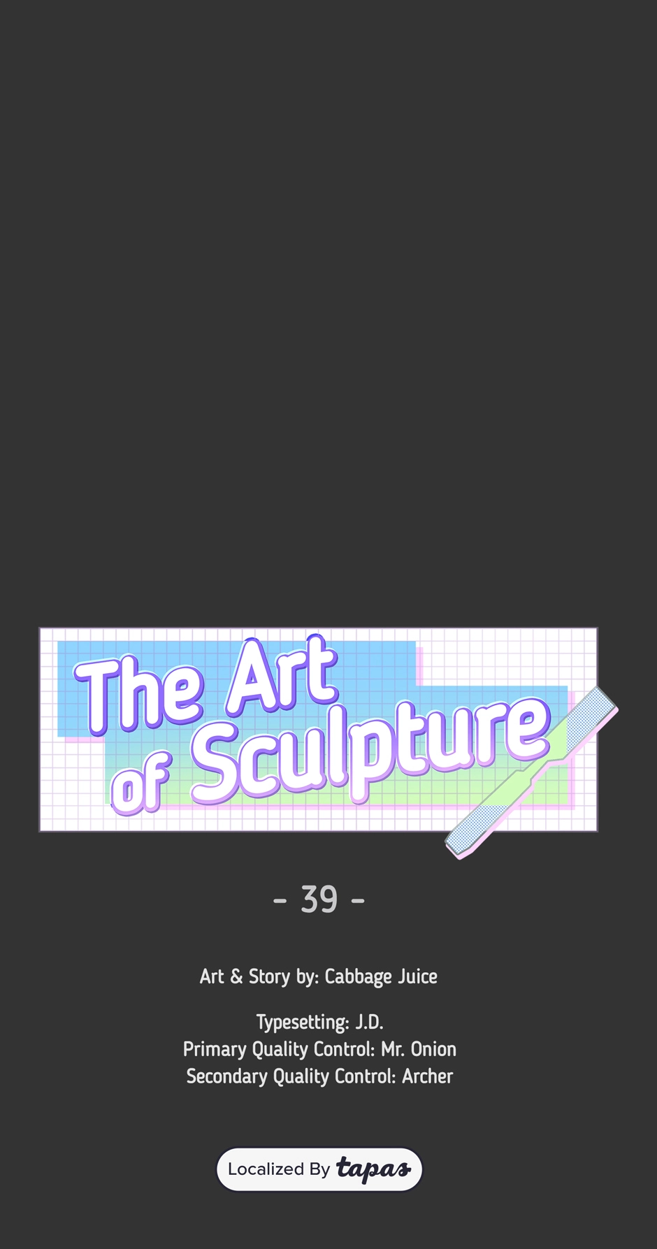 The Art of Sculpture Chapter 39 page 1 - 