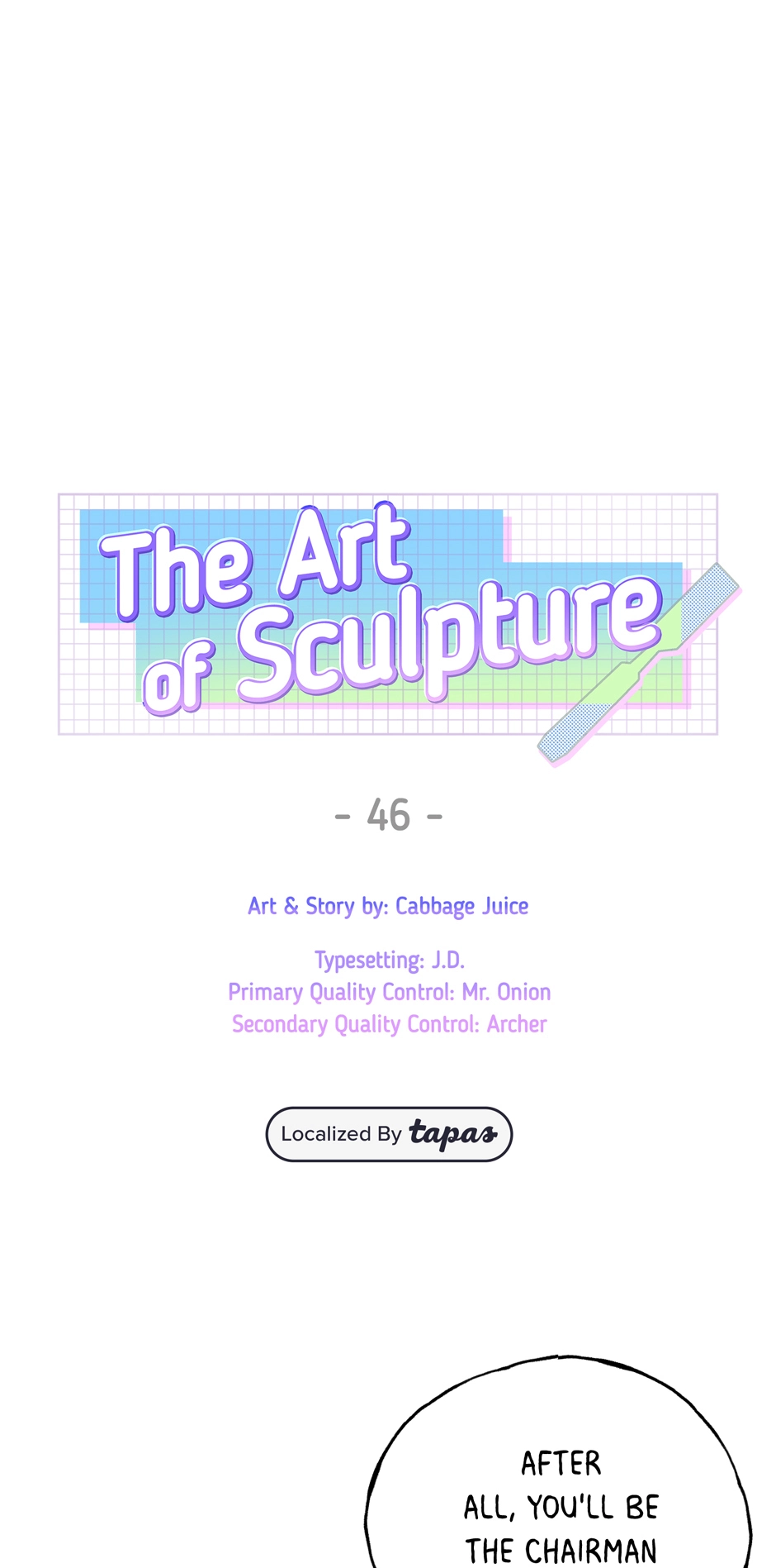 The Art of Sculpture Chapter 46 page 1 - 