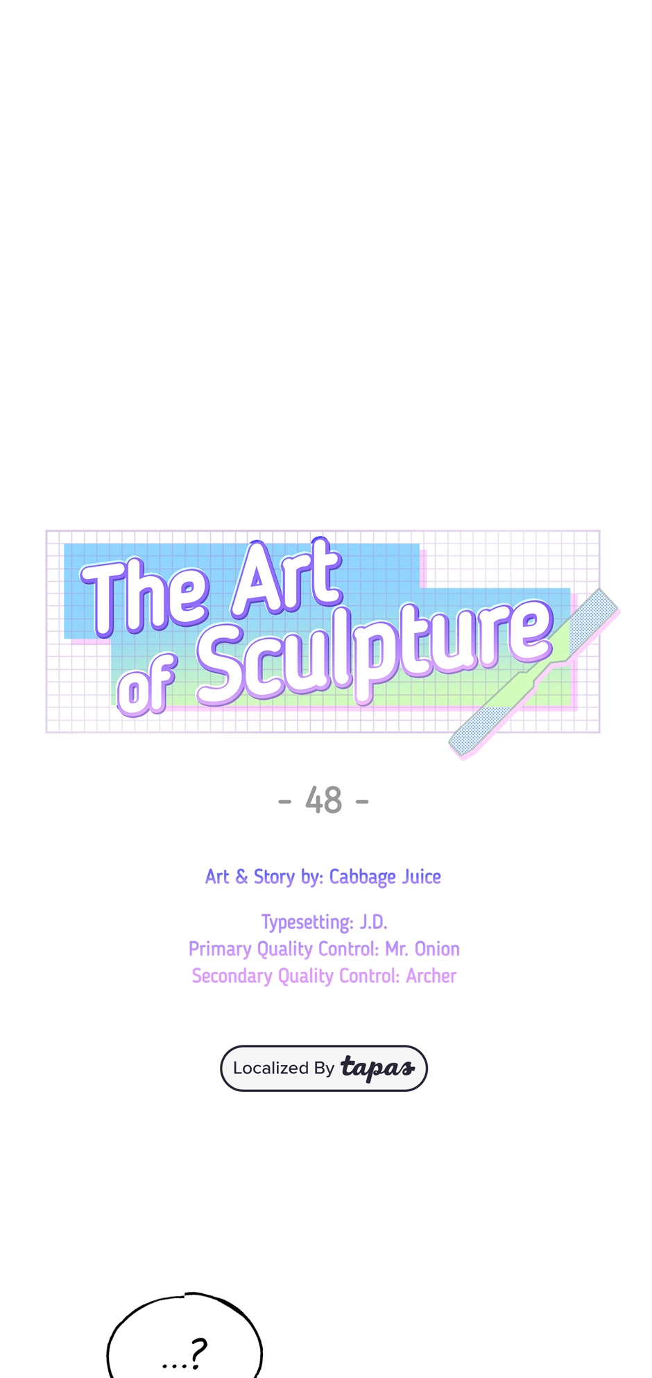 The Art of Sculpture Chapter 48 page 1 - 