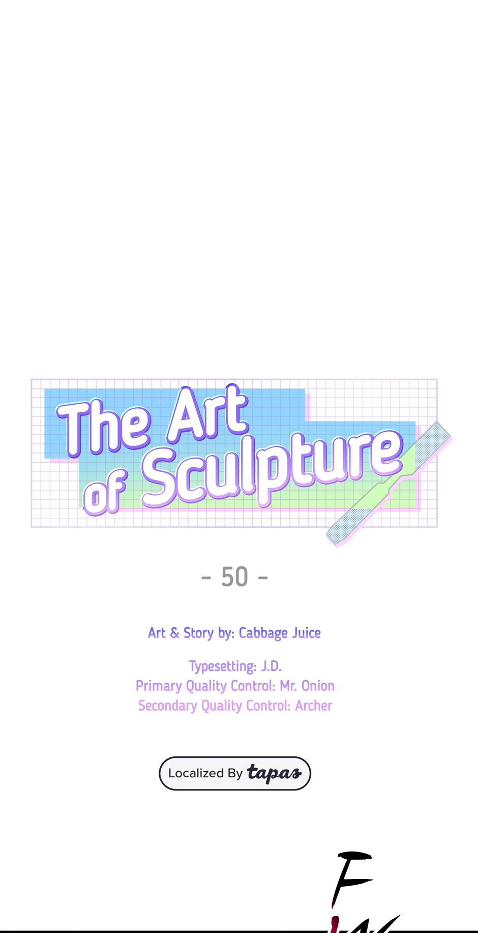 The Art of Sculpture Chapter 50 page 1 - 