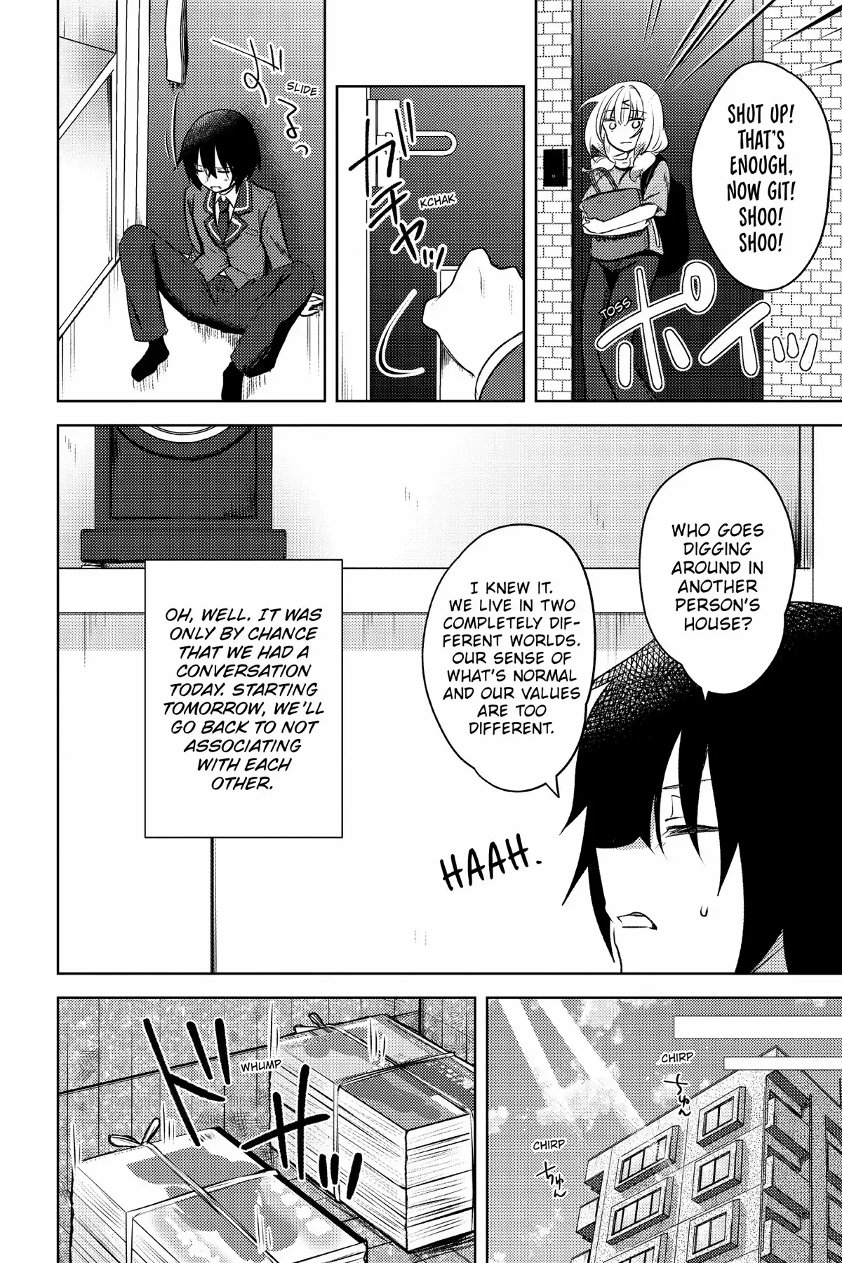 The Babe at My Back Has Her Eye on Me. I’m Done For. Chapter 1 page 12 - 
