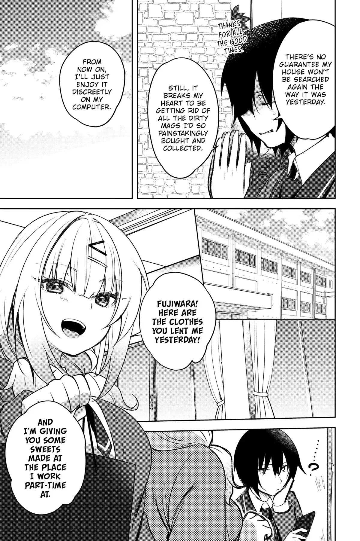 The Babe at My Back Has Her Eye on Me. I’m Done For. Chapter 1 page 13 - 