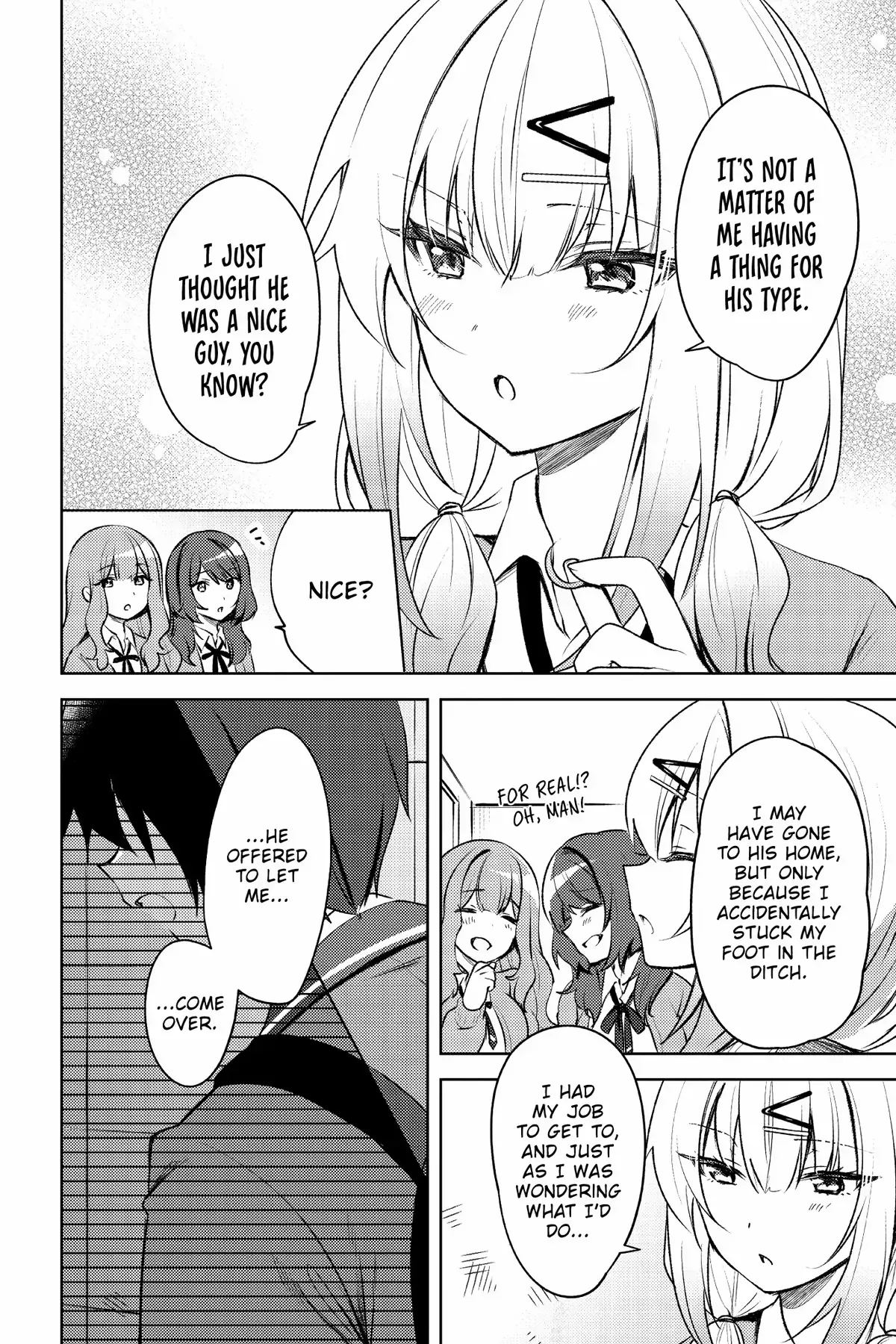 The Babe at My Back Has Her Eye on Me. I’m Done For. Chapter 1 page 22 - 