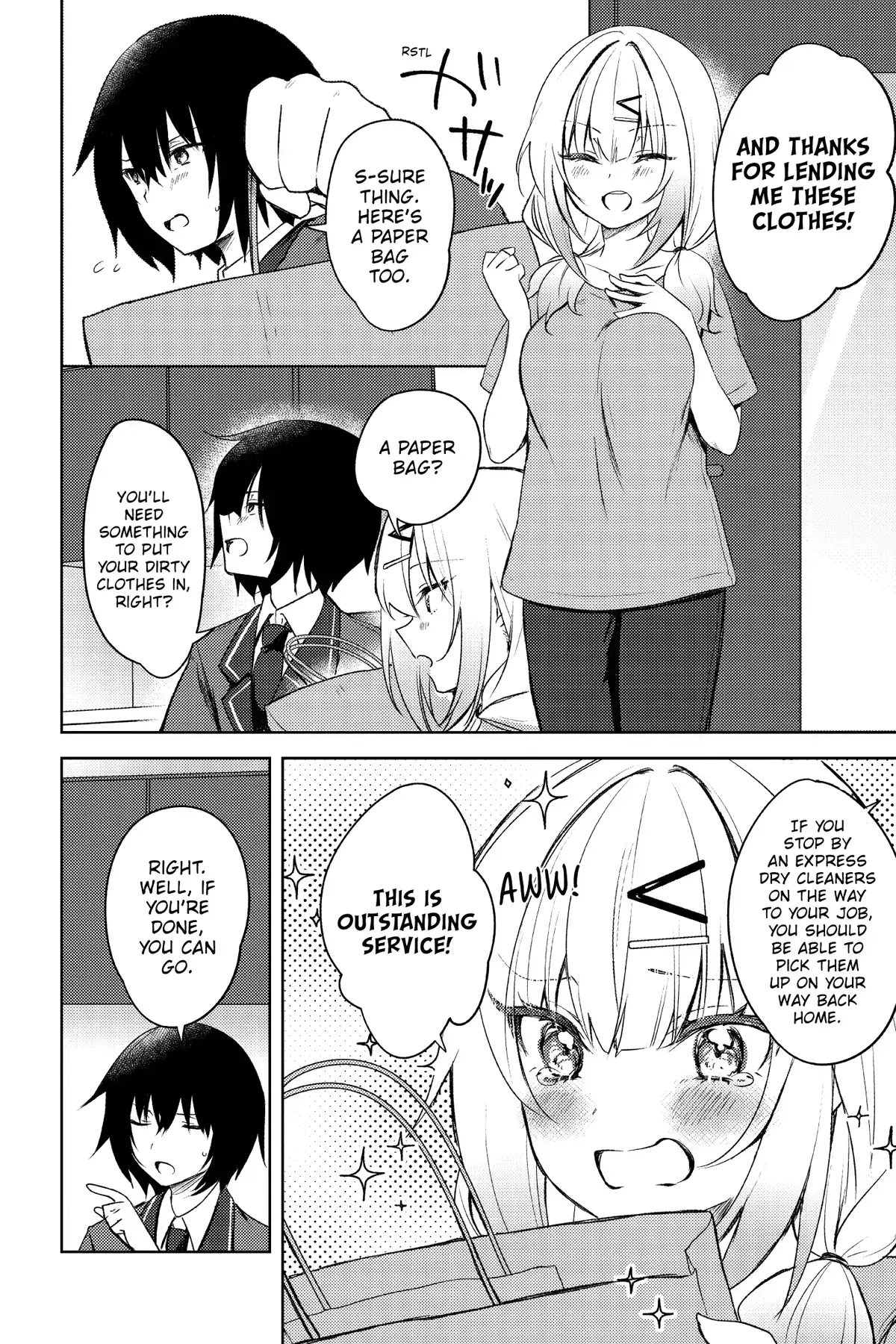 The Babe at My Back Has Her Eye on Me. I’m Done For. Chapter 1 page 8 - 