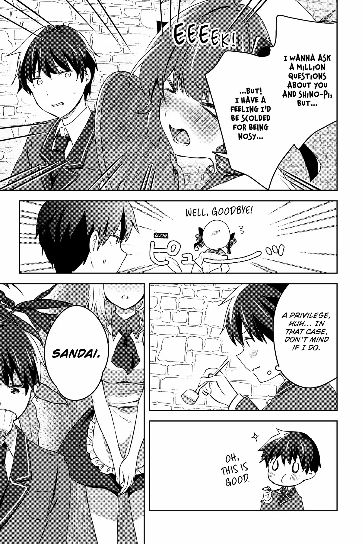 The Babe at My Back Has Her Eye on Me. I’m Done For. Chapter 10 page 13 - 