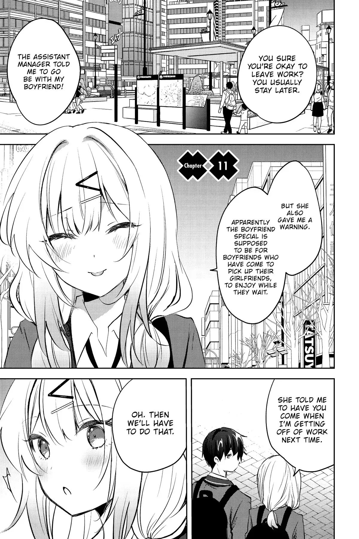 The Babe at My Back Has Her Eye on Me. I’m Done For. Chapter 11 page 1 - 