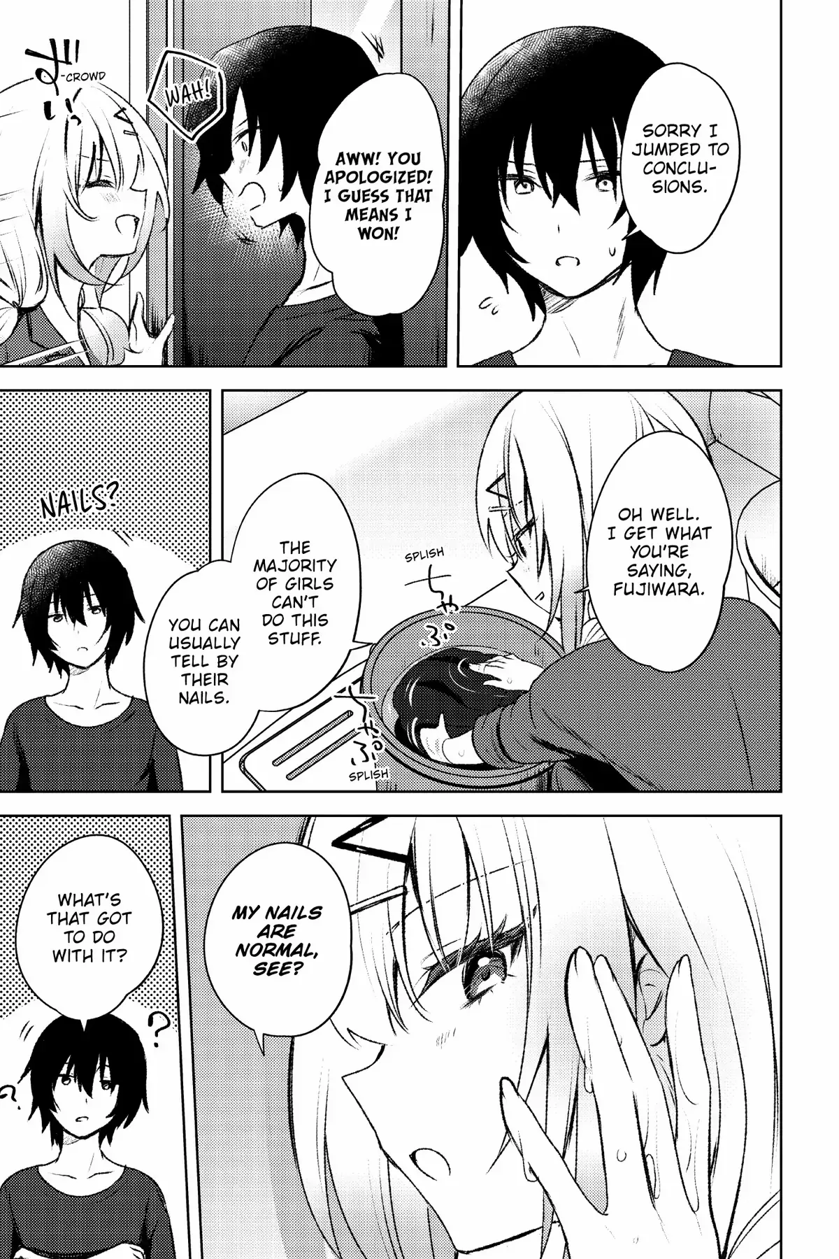 The Babe at My Back Has Her Eye on Me. I’m Done For. Chapter 2 page 13 - 