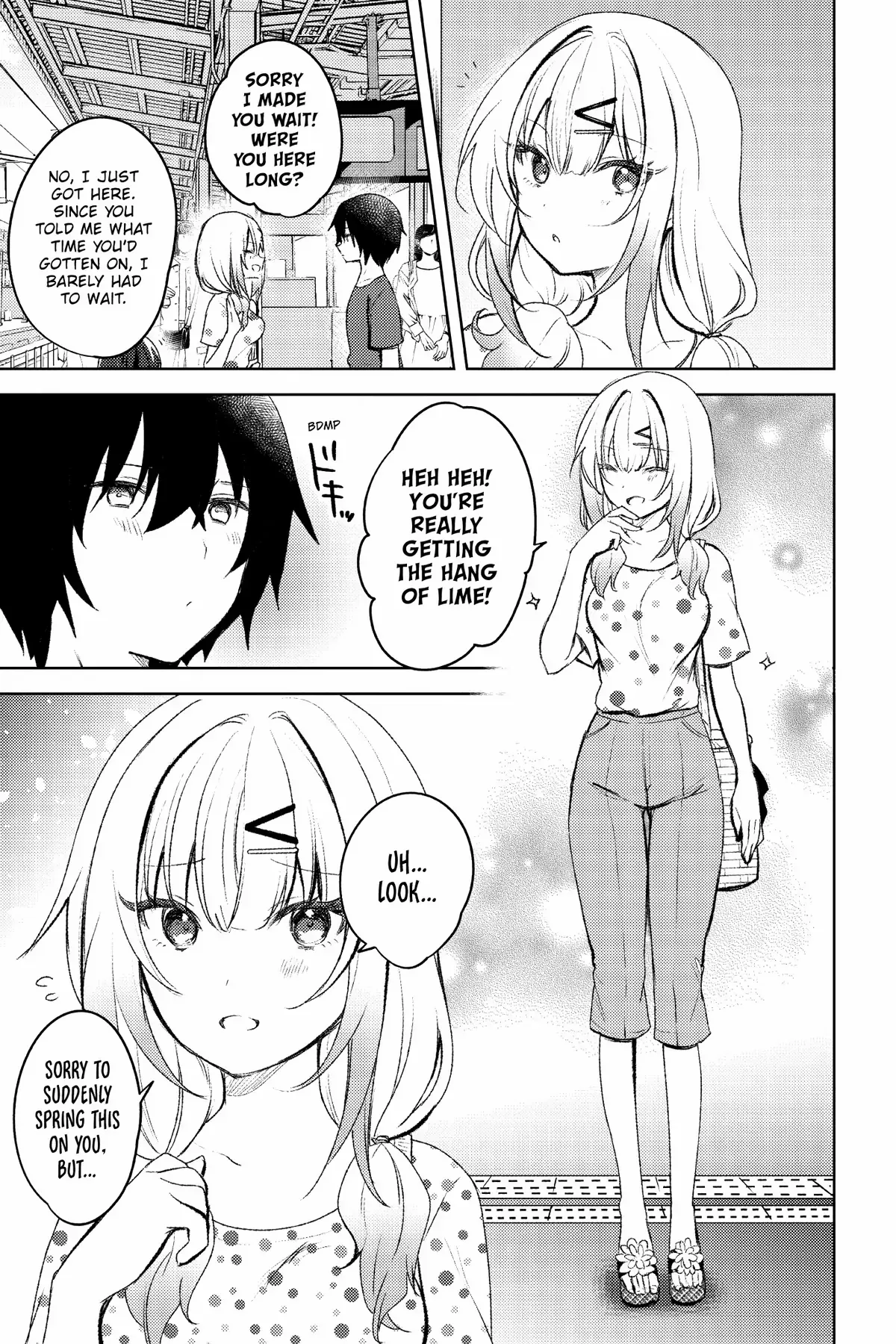 The Babe at My Back Has Her Eye on Me. I’m Done For. Chapter 4 page 19 - 