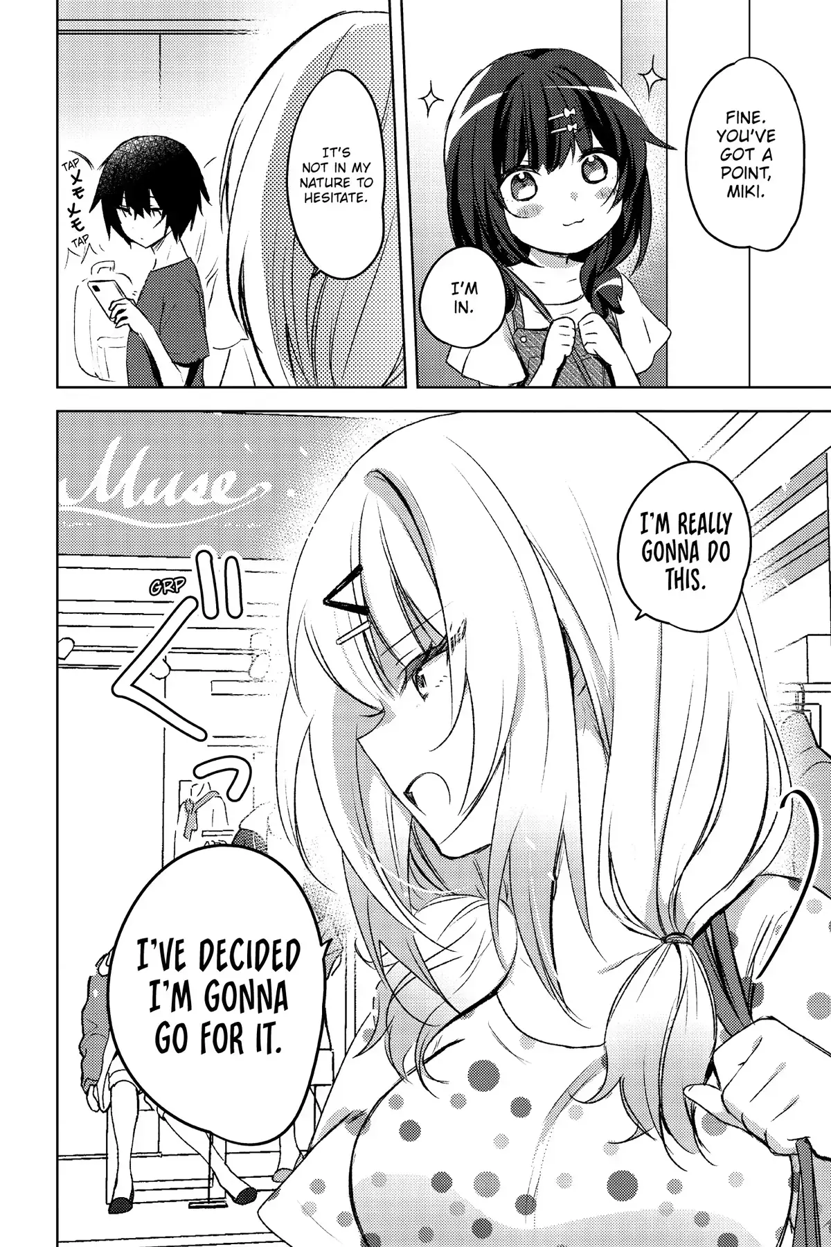 The Babe at My Back Has Her Eye on Me. I’m Done For. Chapter 5 page 22 - 