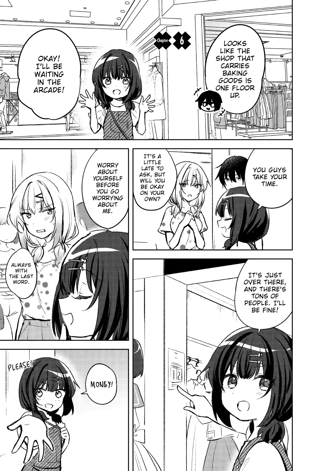 The Babe at My Back Has Her Eye on Me. I’m Done For. Chapter 6 page 1 - 