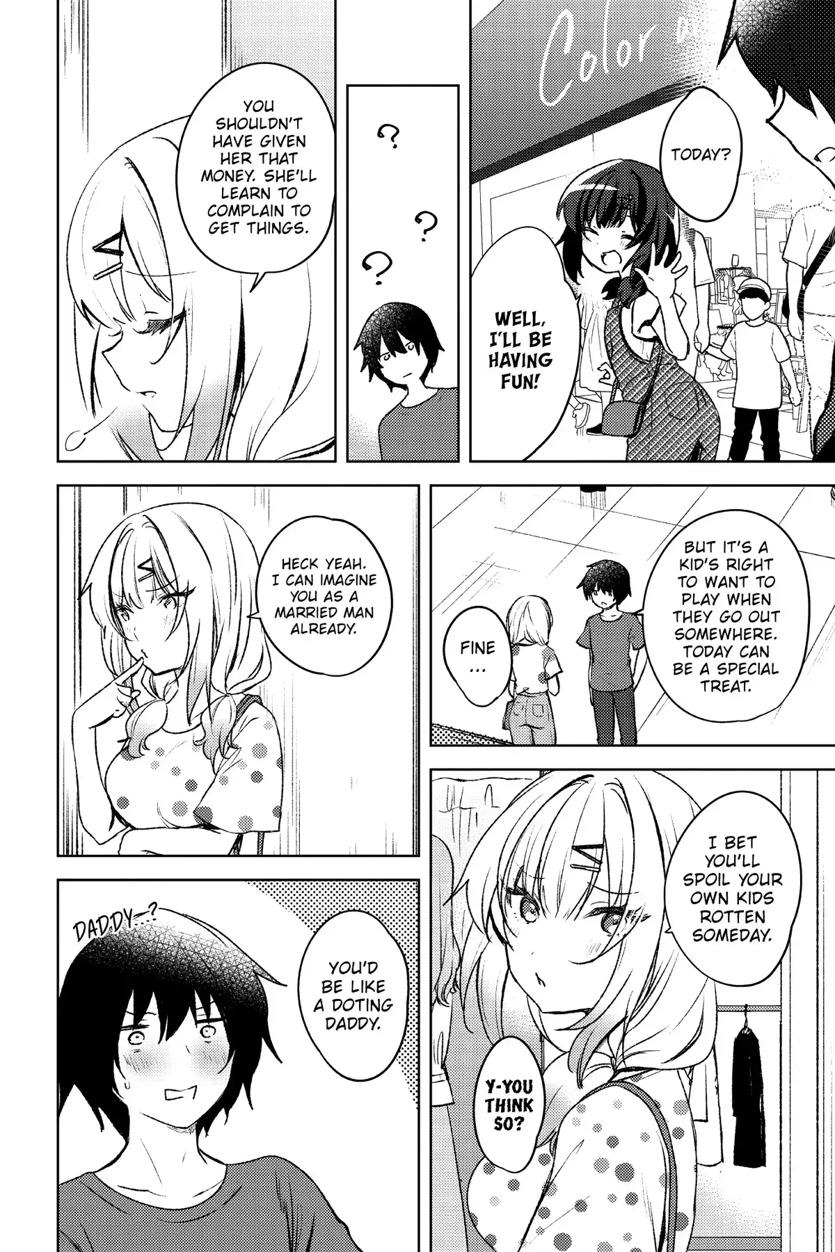 The Babe at My Back Has Her Eye on Me. I’m Done For. Chapter 6 page 4 - 