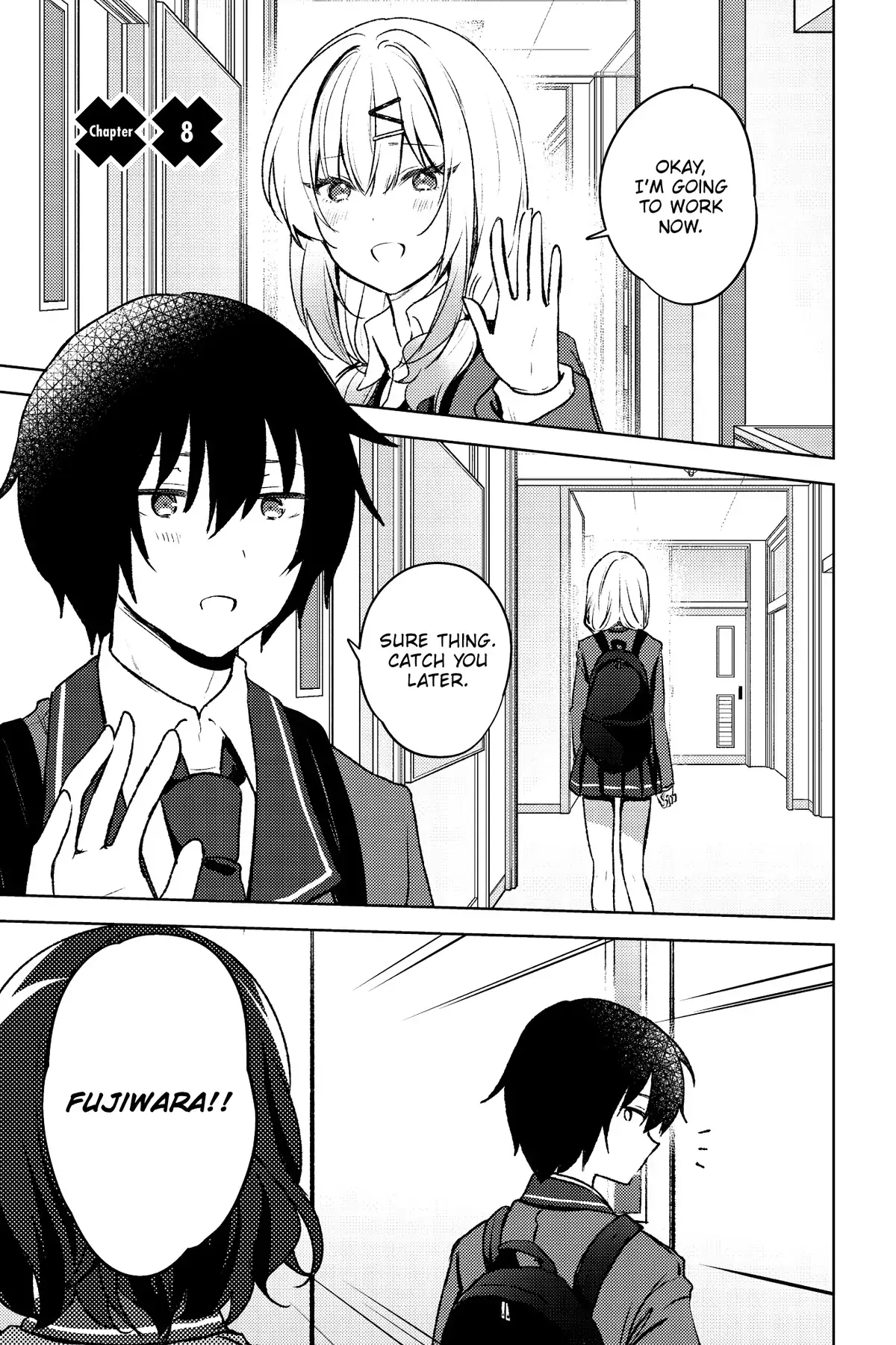 The Babe at My Back Has Her Eye on Me. I’m Done For. Chapter 8 page 1 - 